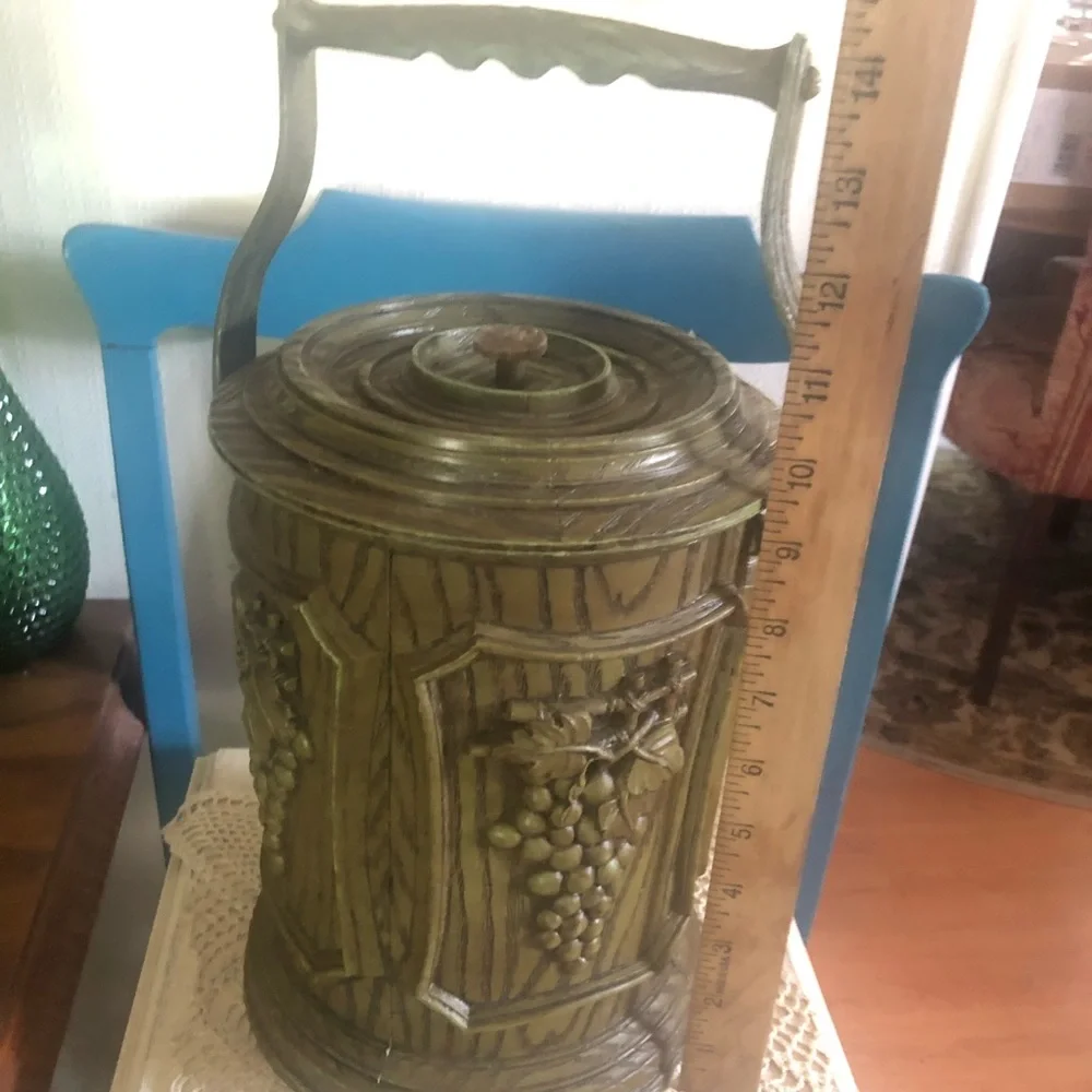 Vintage Ice Bucket with Handle